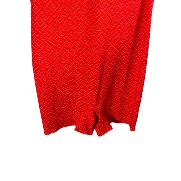 FENDI x SKIMS Sleeveless Mid Thigh Bodysuit Romper in Georgia - Picture 7 of 15